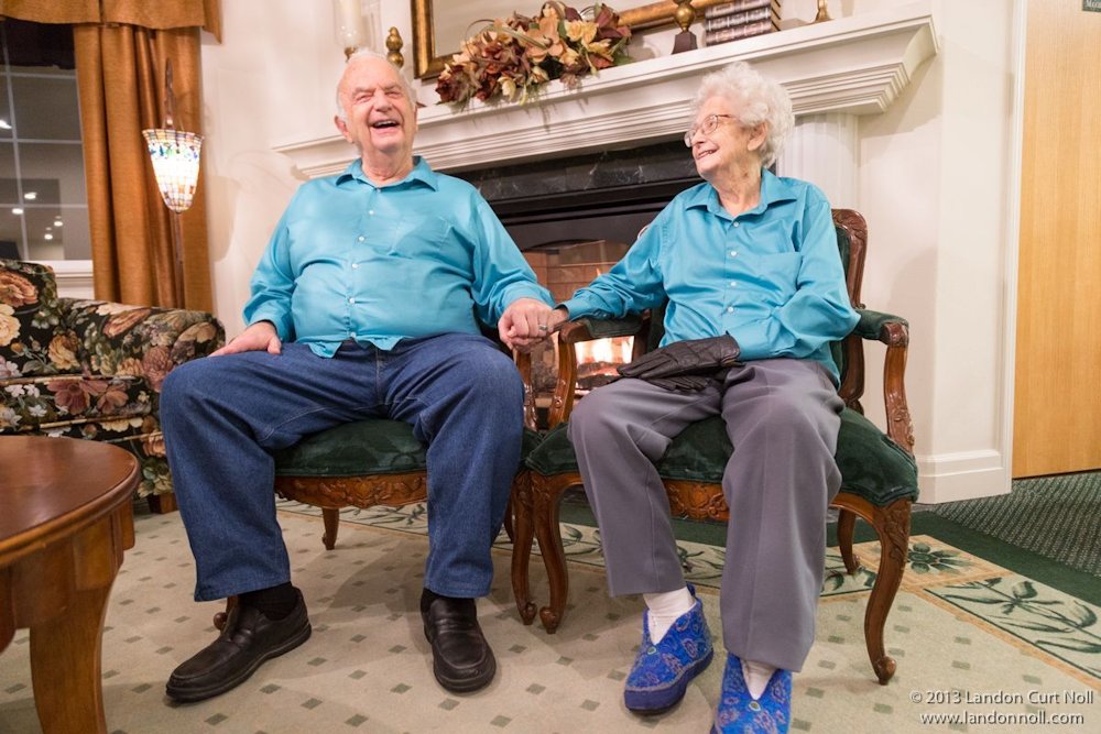 Paul and Bernice Noll Share a Laugh