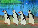 four penguin waiters