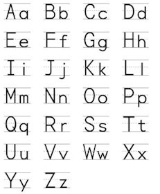 Showing Ascenders and Descenders