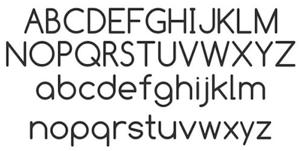 A Sans Serif Font