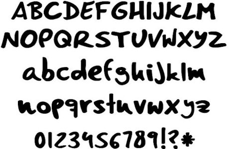 A Comic Book Font