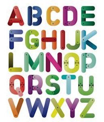 Cartoon English Alphabet