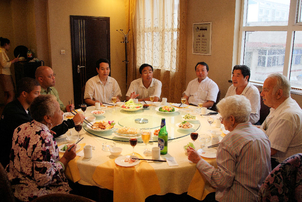 Banquet by Hebei Agricultural University in Baoding China