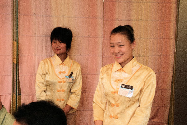 Banquet by Hebei Agricultural University in Baoding China