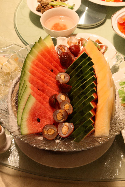 Banquet by Hebei Agricultural University in Baoding China