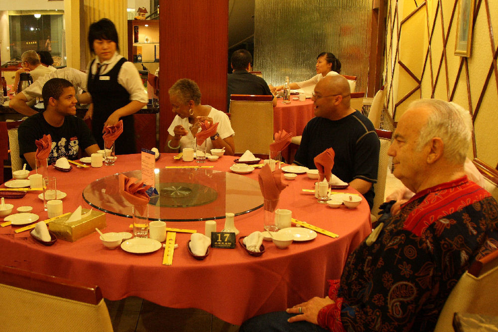 Banquet in Shuang Men Lou Hotel in Nanjing China