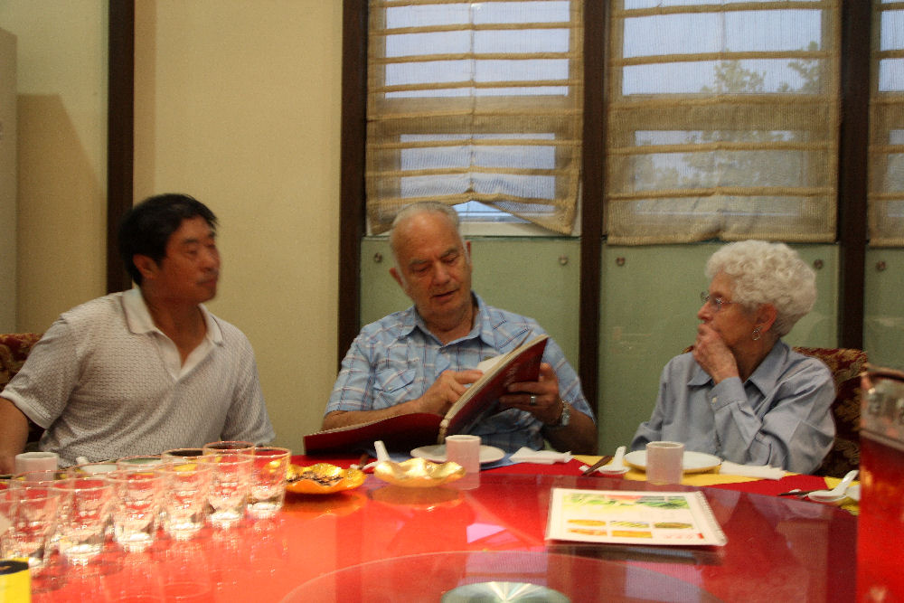 Banquet by Friends in Baoding Restaurant China