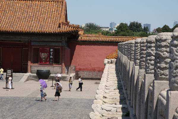 Stone Balustrades Forbidden City in Beijing - 2008 
