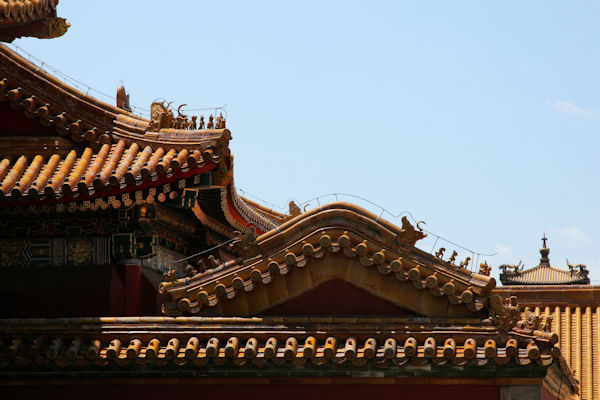 Roofline Ornaments in the Forbidden City