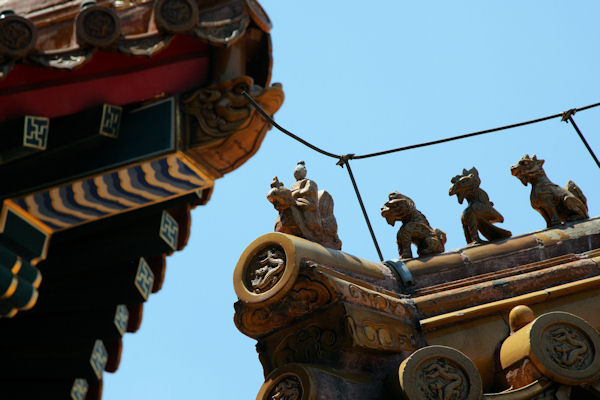 Roofline Ornaments in the Forbidden City