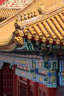 Roofline Ornaments in the Forbidden City