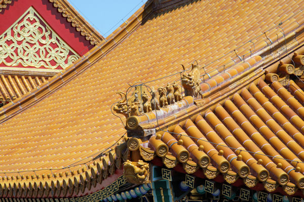 Roofline Ornaments in the Forbidden City