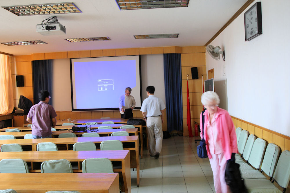 Lecture at Tsinghua University in Beijing, China