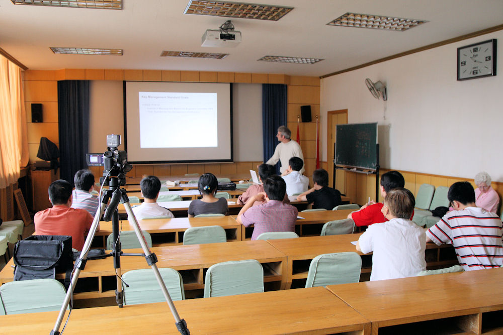 Lecture at Tsinghua University in Beijing, China