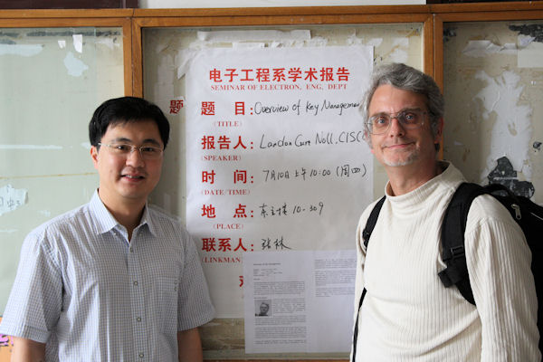 Lecture at Tsinghua University in Beijing, China