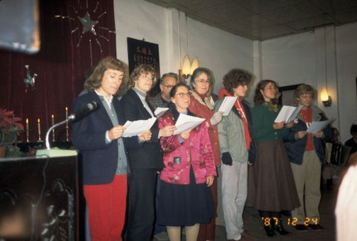 The Foreigners Sing at the Church in Chengdu 1987