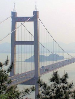 Humen Pearl River Bridge at Dongquan