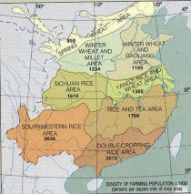 Density of Farming Population