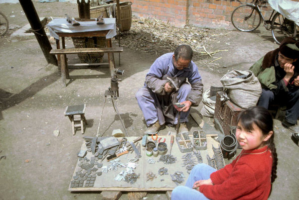 Shoe Repair Shop in China