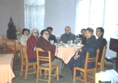 Students Dinner at a Restaurant