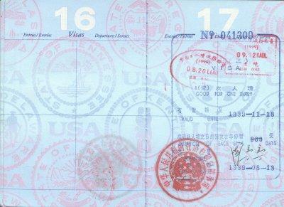 Chinese Z Visa