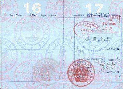 Chinese Z Visa
