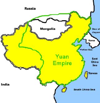 Yuan Dynasty Map