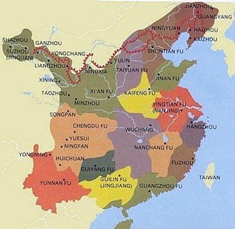 Ming Dynasty Map