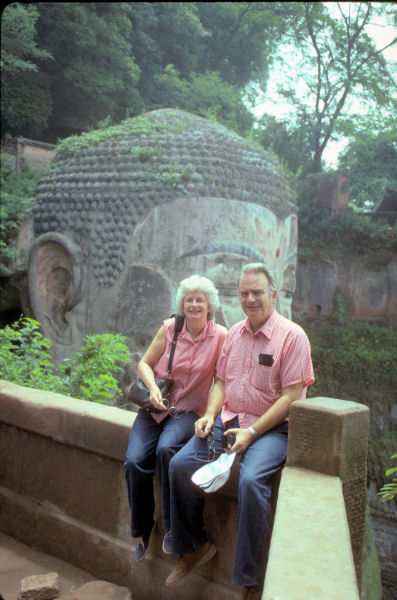 Paul and Bernice at the Great Buddha