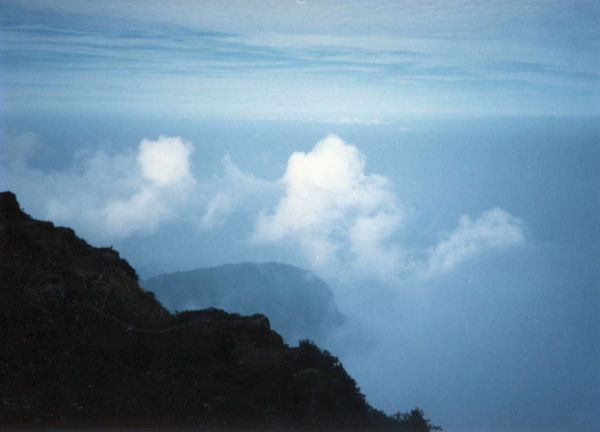 Clouds at the Top of Mount Emei