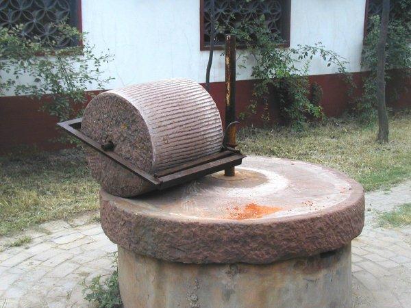 Grinding Stone at Guan Yu Temple, Xuchang, Henan, China