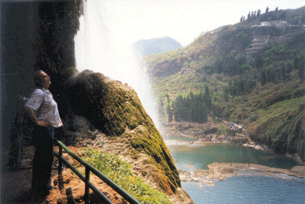 Paul at the Huangguoshu Falls