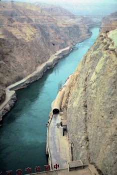 Yellow River Just Below the Dam, Lanzhou, Gansu