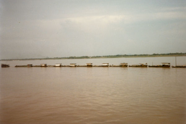 Barges on the Yangzi River