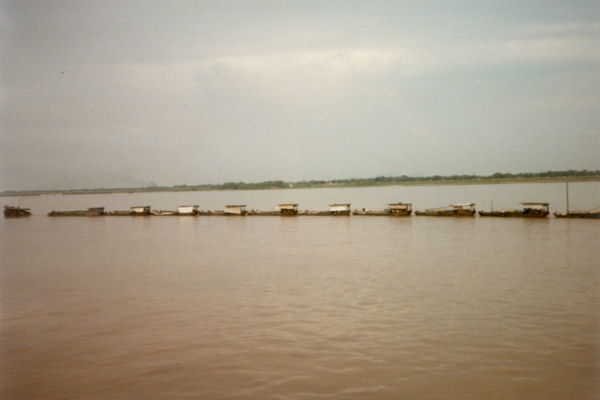 Barges on the Yangzi River