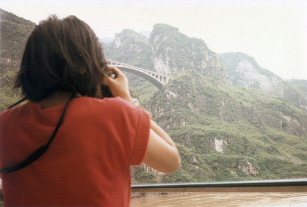 Bridge along the Yangzi River