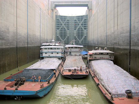 Locks on the Yangzi River