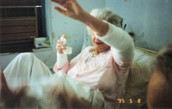 Bernice in Burn Hospital