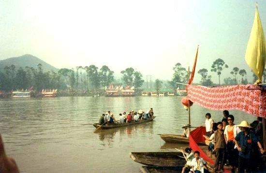 One of the water taxis