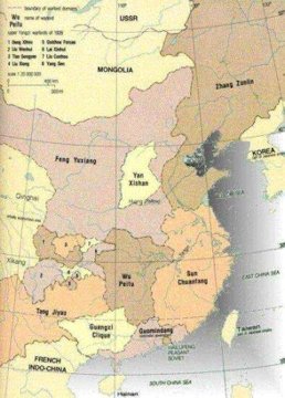 The Extent of Warlord Control of China in 1926