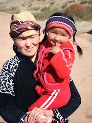 Kirgiz Lady and Child