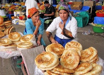 Tajik Couple Selling Nang