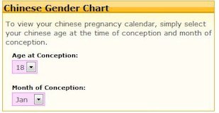 Chinese Age Chart