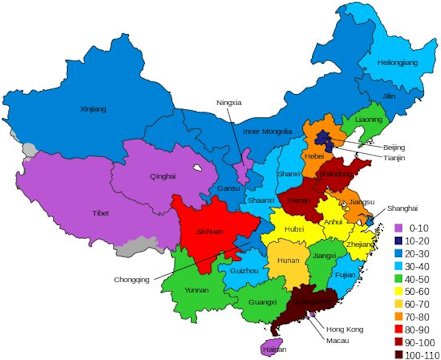 Map of China