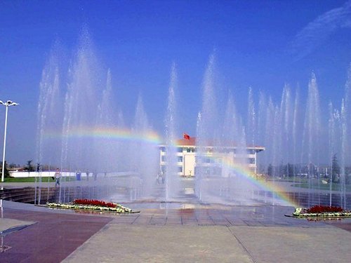 Library behind the Fountains - Scene 23