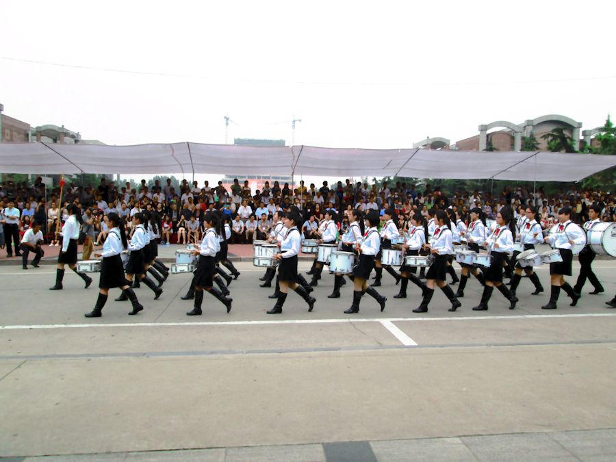 Sias Drum and Bugle Corps Performs 