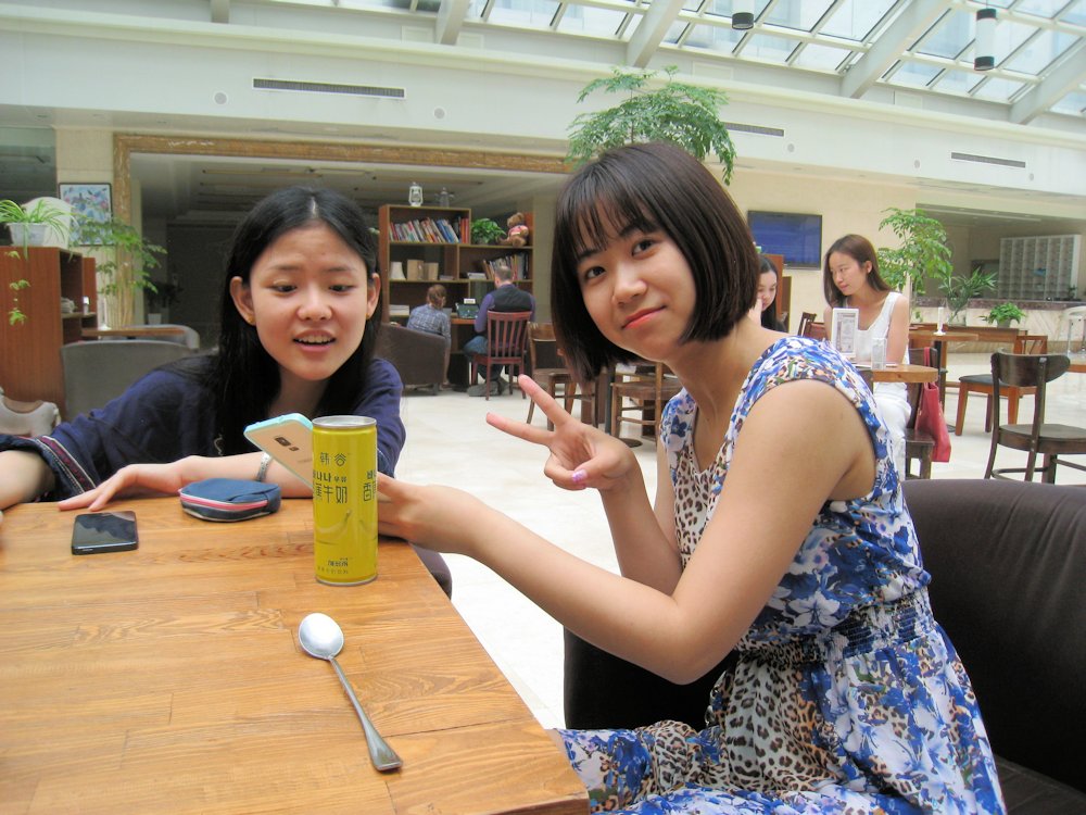 Faye and Sophia at Peter Hall  