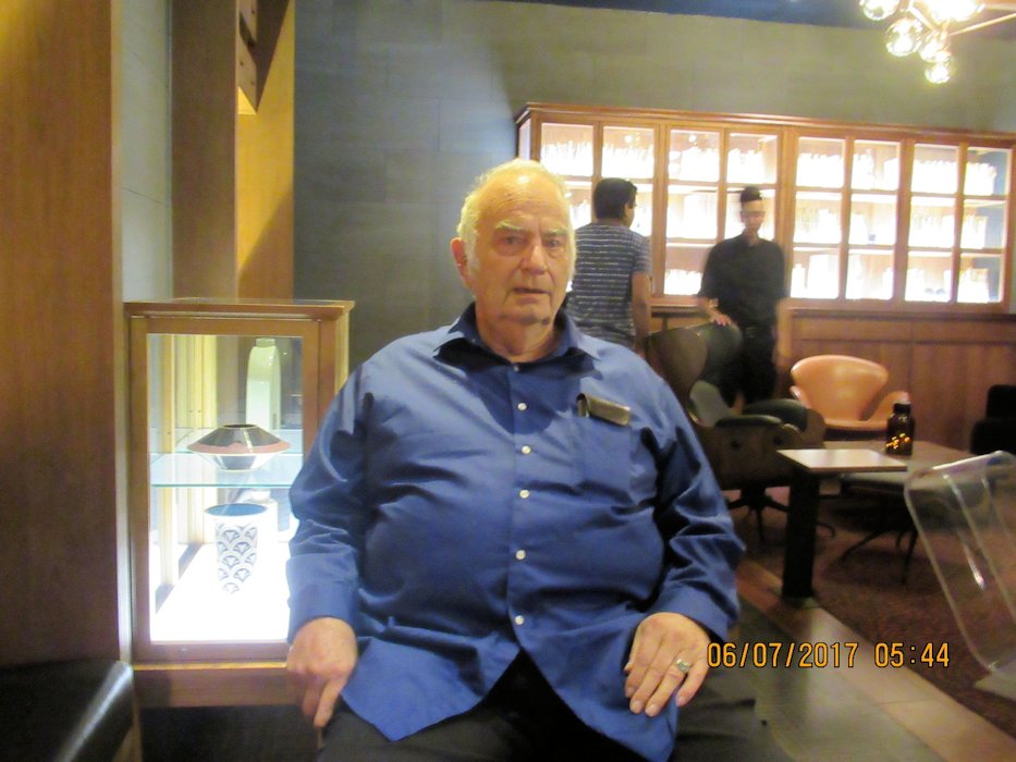 Paul Relaxes in Reception Room  