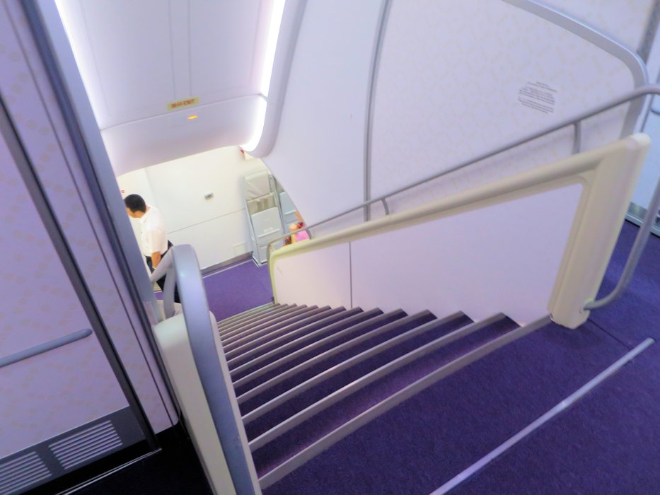 Stairs Going Down to Lower Level Seats  