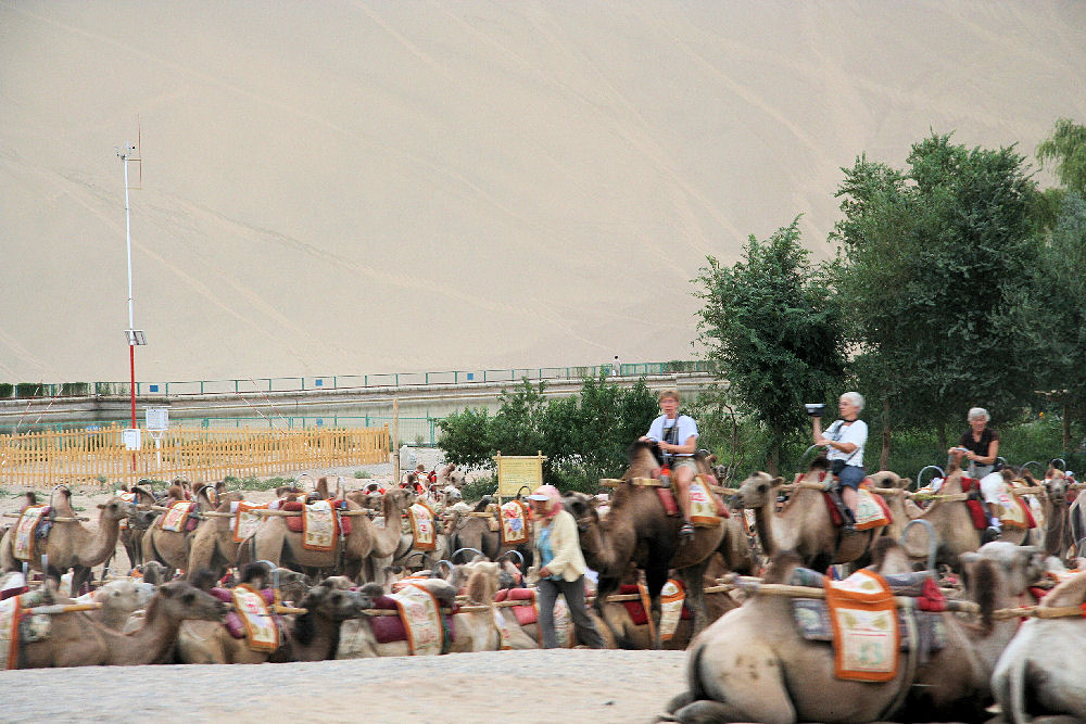 Crescent Moon Pool in Xinjiang Province China